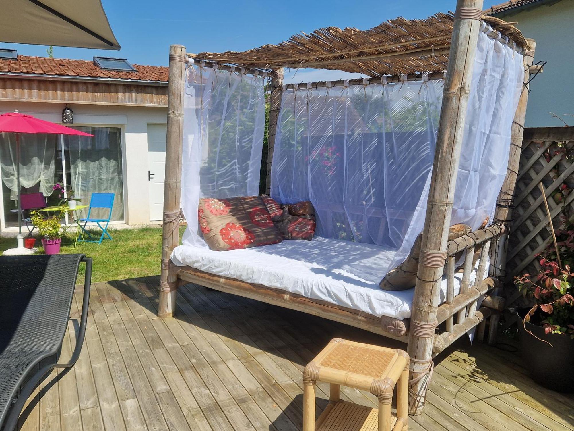 La Serenite Balinaise, Chambre Et Sdb Privee, Jardin , Piscine Et Jacuzzi En Saison, Pres De Chantilly, Parc Asterix Et Cdg Et Paris En 20' Orry-La-Ville Bagian luar foto