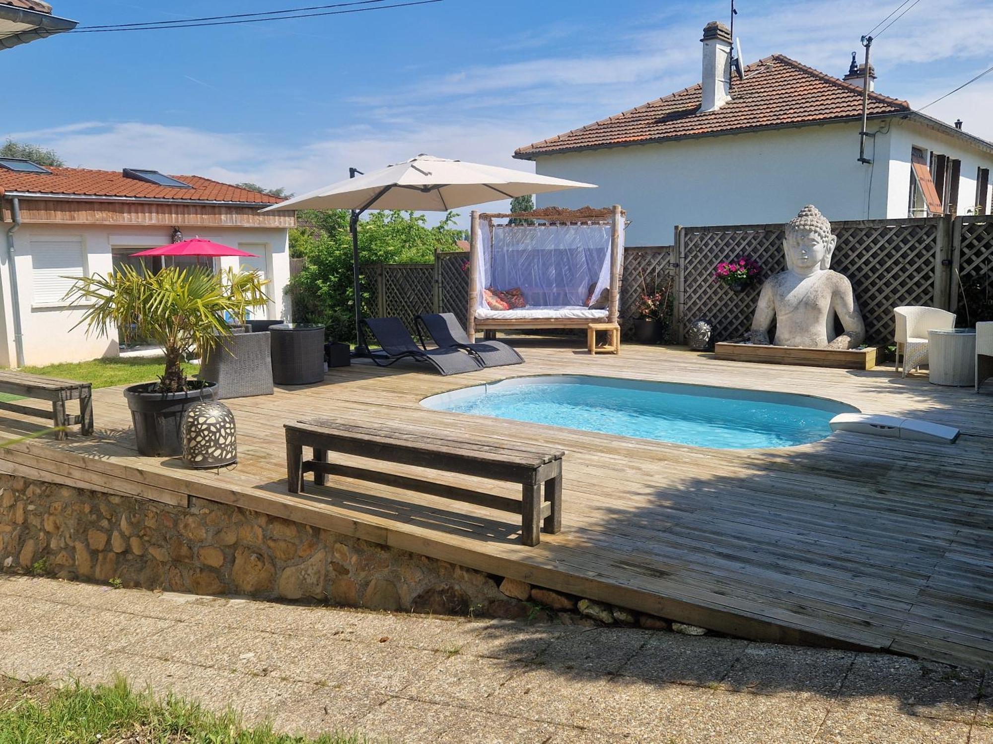 La Serenite Balinaise, Chambre Et Sdb Privee, Jardin , Piscine Et Jacuzzi En Saison, Pres De Chantilly, Parc Asterix Et Cdg Et Paris En 20' Orry-La-Ville Bagian luar foto
