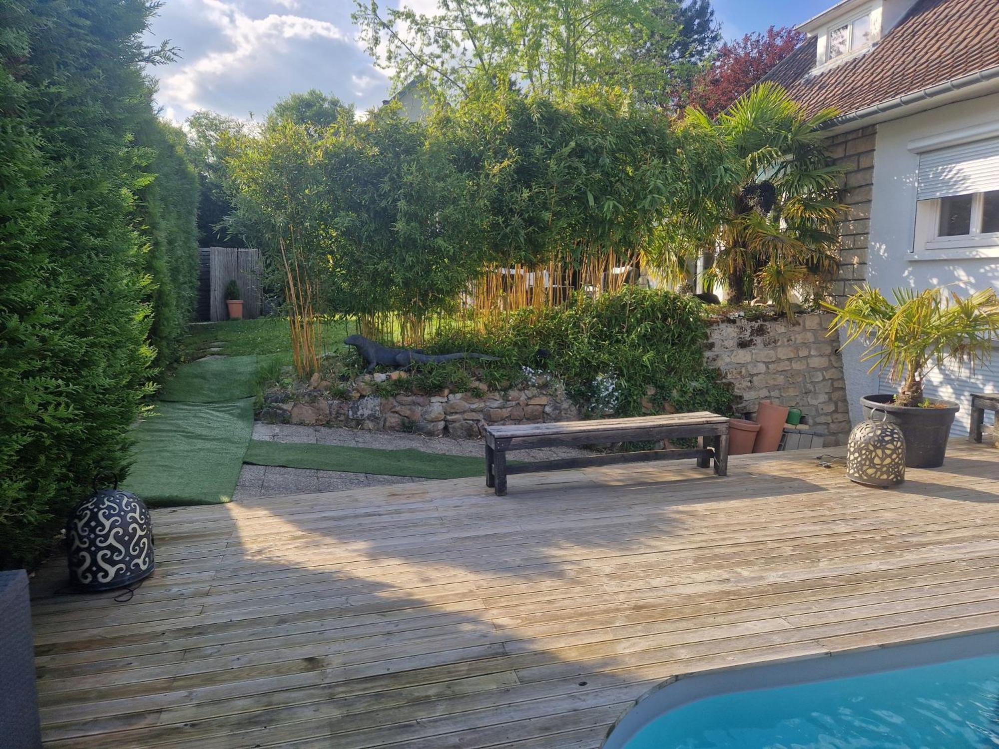 La Serenite Balinaise, Chambre Et Sdb Privee, Jardin , Piscine Et Jacuzzi En Saison, Pres De Chantilly, Parc Asterix Et Cdg Et Paris En 20' Orry-La-Ville Bagian luar foto